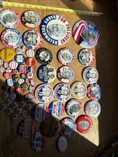 Vintage Lot If 69 Barry Goldwater ‘64 Political Pins Various Size And Languages picture