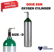 Dixie EMS Aluminum Oxygen Cylinder With Toggle Valve - Size D picture