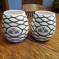 (2) Patron Tequila Tiki Mug Agave Cup Authentic Bee Cup Limited Edition -New picture