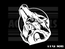 Princess Mononoke  - San Wolf Howling  - Ghibli - Anime - Vinyl decal sticker  picture