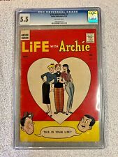 Life With Archie #1 CGC Blue Label 5.5 Off-White Pages Silver Age  picture