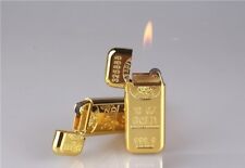 USA Seller Ultra Thin Gold Bar Butane Lighter 999.9-USA Seller-Ships Same Day picture