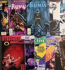 Detective Comics #660-820 DC Comic Book Lot 10 Total Batman Robin Joker Key 700 picture