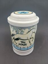 Ming Shu Art Of Chinese Astrology The Horse Coffee Tea Mug Cup 3 Pc W/Strainer  picture