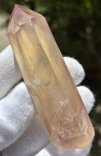 *SEE VIDEO 64g 3.43" RARE LITHIUM QUARTZ POINT PHANTOM TERMINATED BEAUTIFUL HUE picture