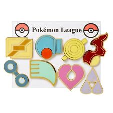 Pokemon Cartoon Anime All 8 Hoenn Gym Badges from Generation Gen 3 for Cosplay picture