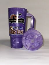 Silver Dollar City Refillable Mug Grandfathered 2003 Cup Mug Purple Kids Fest picture