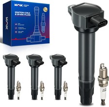 4 Ignition Coils & 4 Iridium Spark Plugs Set Compass 2.4L for Jeep Patriot 07-17 picture
