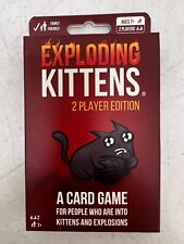 EXPLODING KITTENS 2 Player Edition Card Game People Into Kittens & Explosions  picture