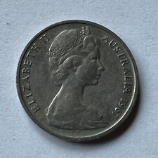 QUEEN ELIZABETH II 1967 AUSTRALIA 10 CENT COIN SILVER COLOR QEII QE2 COLLECTABLE picture