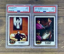 1989 Topps Batman #45 And #48 PSA9 Lot picture