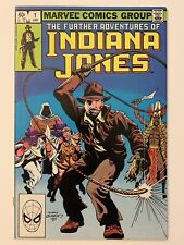 Indiana Jones #1 (1983) The Further Adventures of (NM+/8.5) Marvel -VINTAGE picture