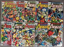 Lot of 10 Avengers Comics, Issues 156 - 165, Keys 158, 162 picture