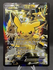 ⚡ Pokémon TCG – Pikachu-EX XY124 – Black Star Promo – Jumbo – HP picture