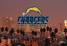 LOS ANGELES CHARGERS FOOTBALL Refrigerator Photo Magnet @ 3