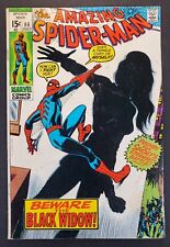 Amazing Spider-Man #86 New Black Widow Costume Marvel Comics 1970 picture