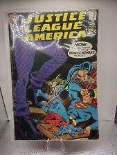 DC JUSTICE LEAGUE OF AMERICA #75 1969 Silver Age Black Canary joins Key Issue picture
