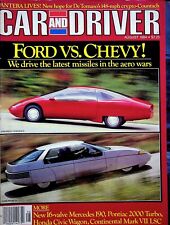 FORD VS. CHEVY - CAR AND DRIVER MAGAZINE, AUGUST 1984 VOLUME 30, NUMBER 2 picture