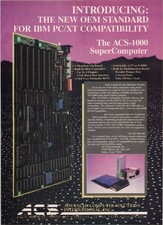 ACS Advanced Computer Solutions 1984 Print Ad OEM IBM PC XT SuperComputer picture