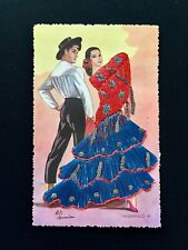 vintage 1960s embroidered postcards from spain picture