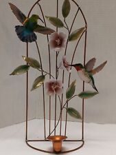 Bovano Of Cheshire Enamel Over Copper Hummingbird Wall Sconce picture