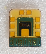 Digital Equipment Corp BMA Pinback Button Vintage Computer Tech Pin picture