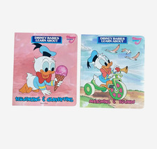Disney Babies Donald Duck 1987/88 Board Books Lot 2 Sequencing & Matching Sounds picture