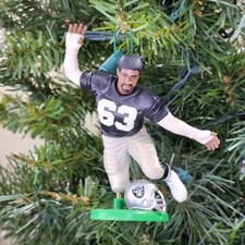Gene Upshaw Oakland Raiders Football NFL Xmas Ornament Holiday vtg Jersey 63 HOF picture