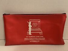 Military Order of the Cootie Bank Bag Stamped 71st Supreme Tomb Trek picture