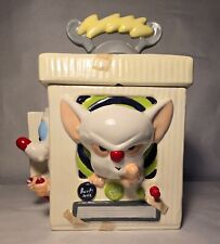 Pinky and the Brain Animaniacs 1996 Cookie Jar Warner Bros Ceramic Hand Painted picture