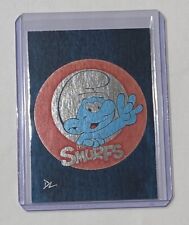 The Smurfs Platinum Plated Artist Signed “Studio Peyo” Trading Card 1/1 picture