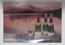 Manns Wines Product of Kikkoman JAPAN PICTURE POSTCARD Mt.Fuji Manns Koshu 1978 picture