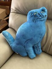 Andy Warhol One Blue Pussy Plush Cat 14