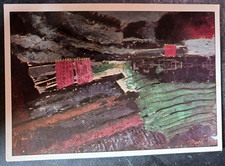 postcard art Man Ray Paysage suedois surrealism painting unposted picture