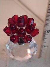 Swarovski  Crystal  15 Red Roses Just Flawless picture
