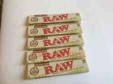 5 PACKS OF AUTHENTIC RAW NATURAL ROLLING PAPER ORGANIC HEMP KING SIZE SLIM picture