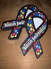 Autism Awareness MINI Ribbon Magnet 2022 MINIATURE SIZE picture
