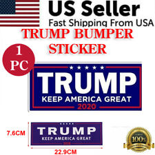 1 PC Trump Bumper Sticker 2020 President Campaign Keep America Great MAGA Decal picture