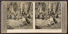 G A Riemer Three Early Stereo Views Tonga (2) & Caroline Islands (1) 1875-76 picture