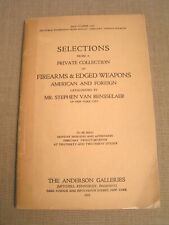 1922 Stephen Van Rensselaer Firearms & Edged Weapons Illustrated Auction Catalog picture