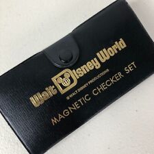 Vintage Walt Disney World Magnetic Checker Set Souvenir WDW Productions Japan picture