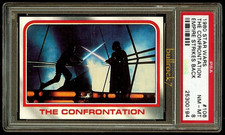 1980 Topps Star Wars Empire Strikes Back #106 The Confrontation PSA 8 *2805 picture