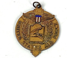 1948 US Military Air Force Track Medal Pendant Central High Jump USAF VTG USGI picture