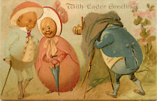 Tuck Easter Postcard 119 Hard Boiled Egg People, Photographer, Loving Couple picture