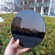 Large Obsidian Scrying Mirror, Obsidian Mirror, Obsidian Wafer, Crystal Mirror picture