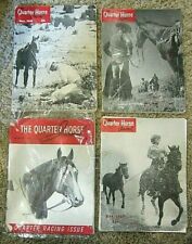 Lot of Four Vintage Quarter Horse Journal Magazines, 1953, 1957, 1958, & 1958 picture