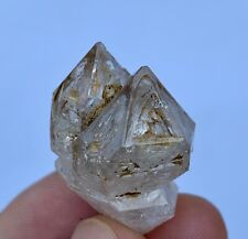 69 Carats Top Natural Window Quartz Crystal With Clay Inclusion Rare Specimen picture