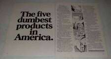 1977 National Semiconductor Ad - Five Dumbest Products picture