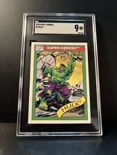 1990 Impel Marvel Universe Hulk #3 SGC 9, low pop picture