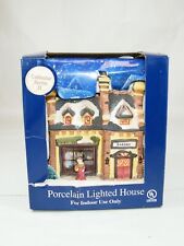 WINTER VALLEY BAKERY SERIES 2 PORCELAIN LIGHTED HOUSE CHRISTMAS VILLAGE picture